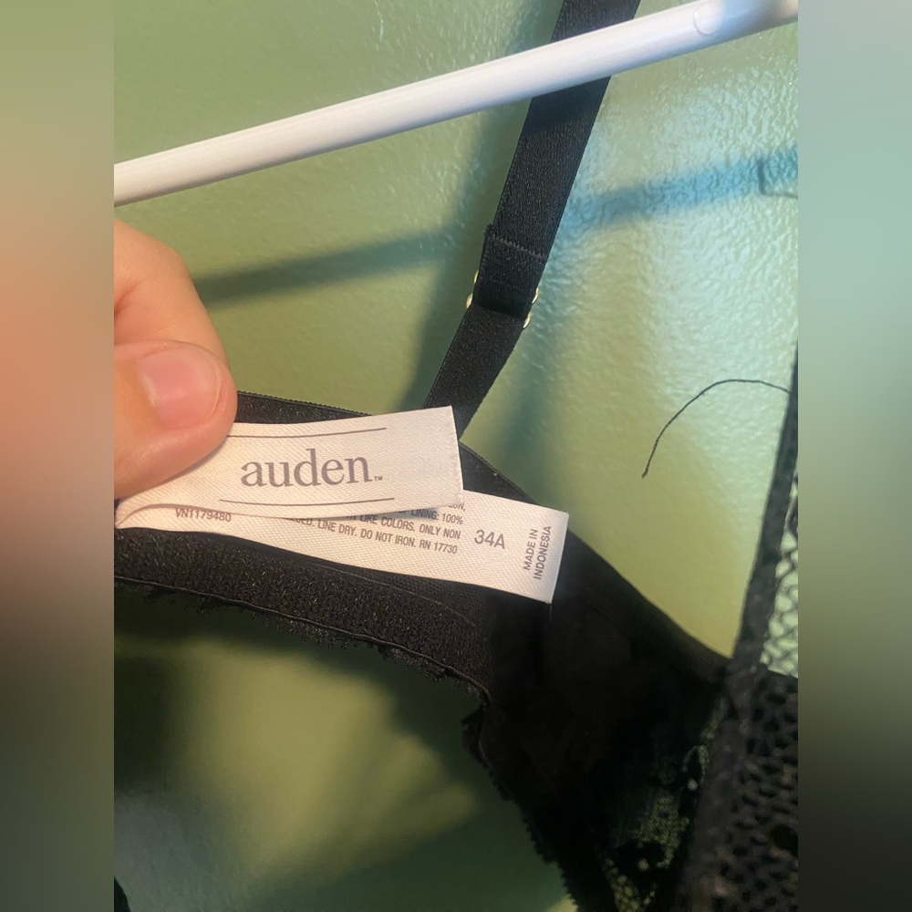 Auden Black Lace Bra - Picture 3 of 4